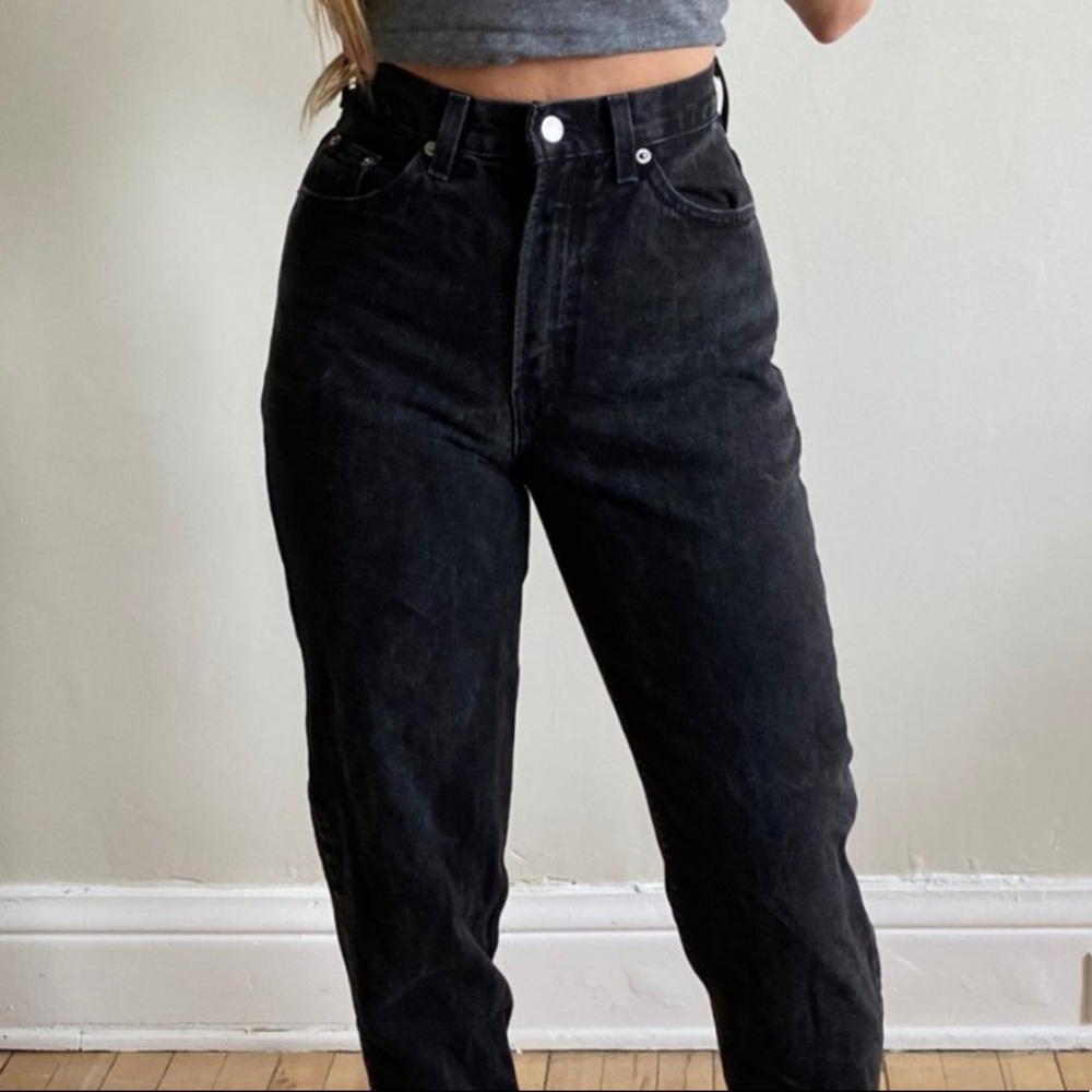 High waisted mom jeans